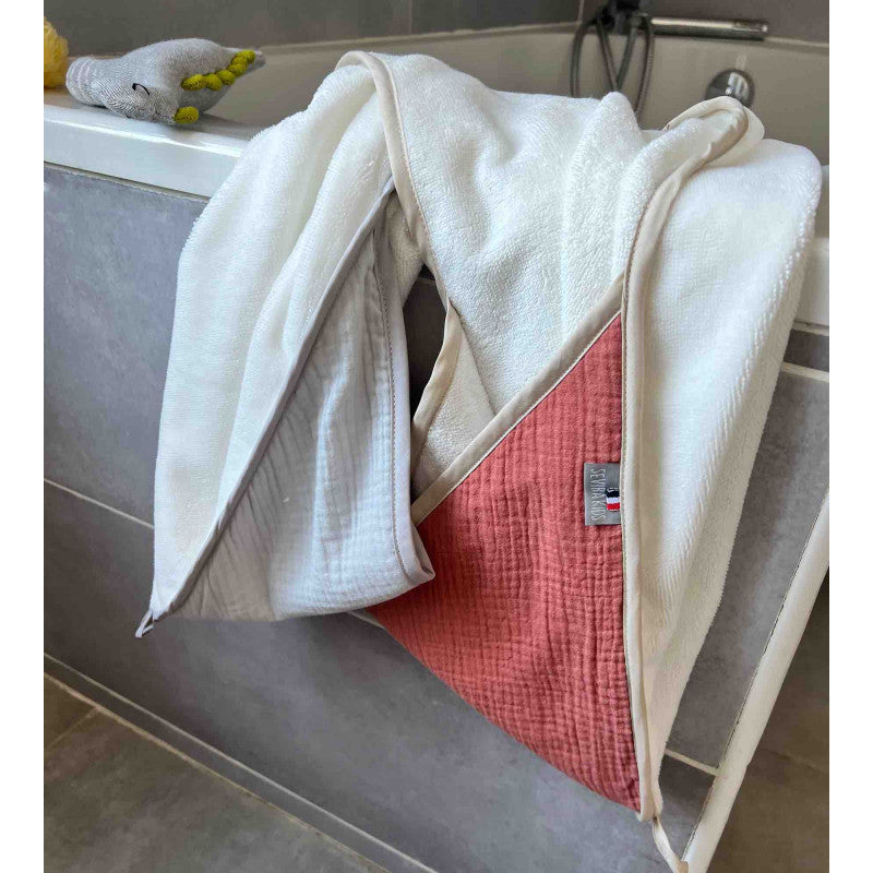 Cape de bain en gaze de coton, Jeanne