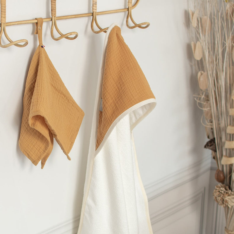 Cape de bain en gaze de coton, Jeanne