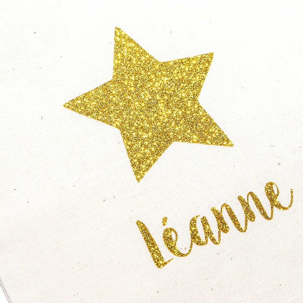 Calcetín de Navidad personalizado - Amarillo