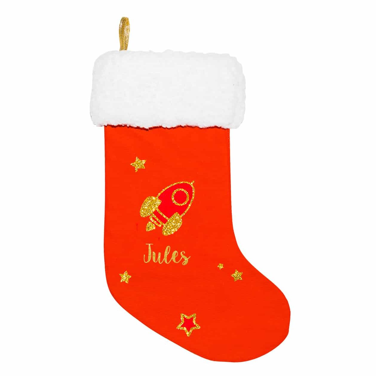Calcetín de Navidad personalizado - Rojo