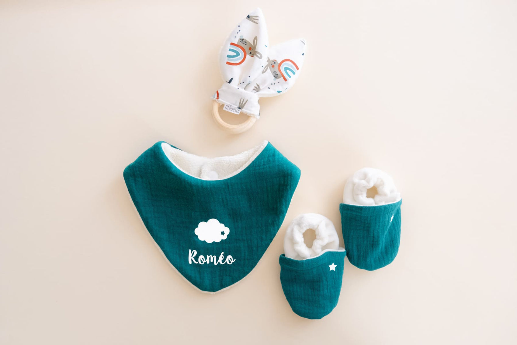 Coffret naissance personnalisé - Modèle Éveil