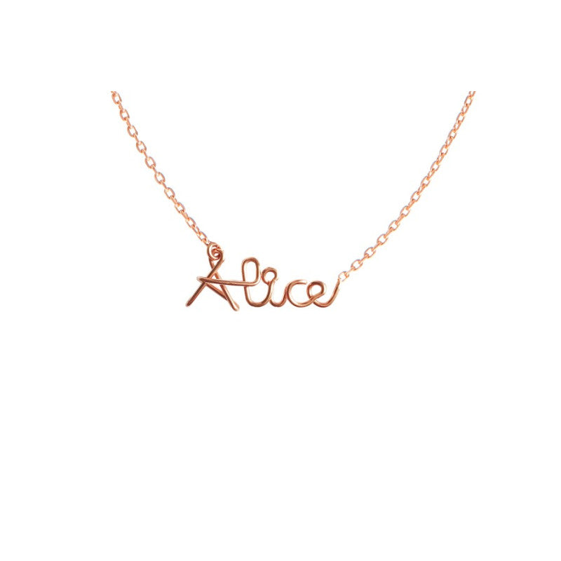 Collier Chaine Personnalisé au fil lisse