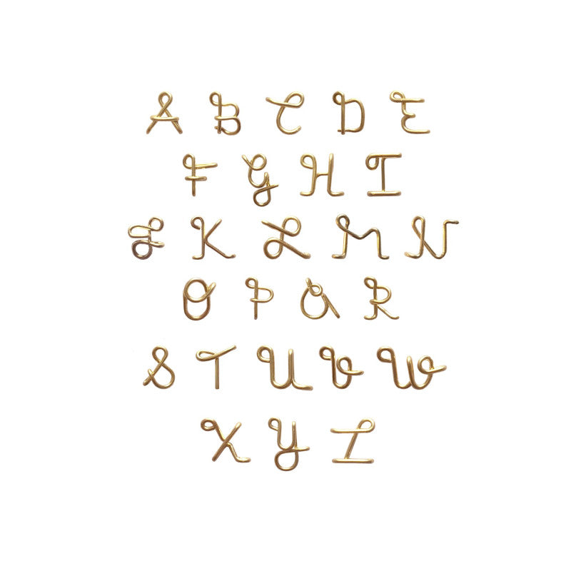 Collier personnalisé Enfant "La petite majuscule"