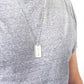 Collier homme personnalisé - plaque l'explorateur - Argent