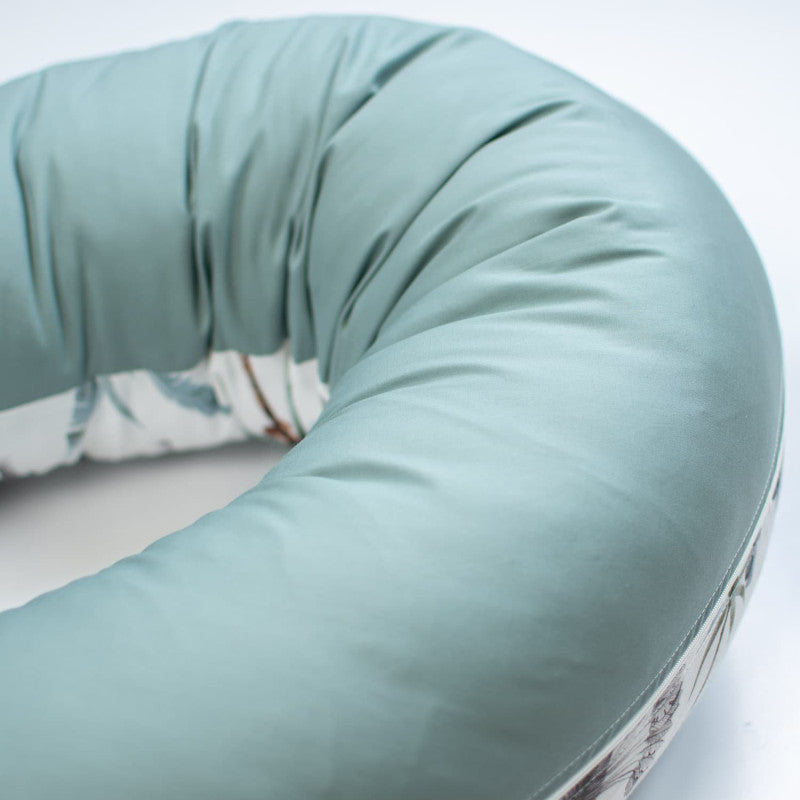 Coussin d’allaitement ergonomique + housse, Safari