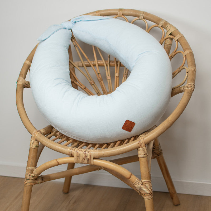 Coussin de maternité et d’allaitement + housse en gaze de coton