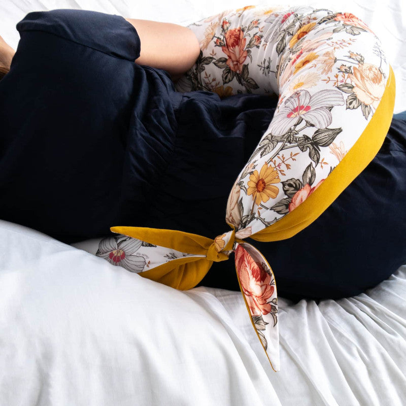 Coussin de maternité et d’allaitement + housse en gaze de coton