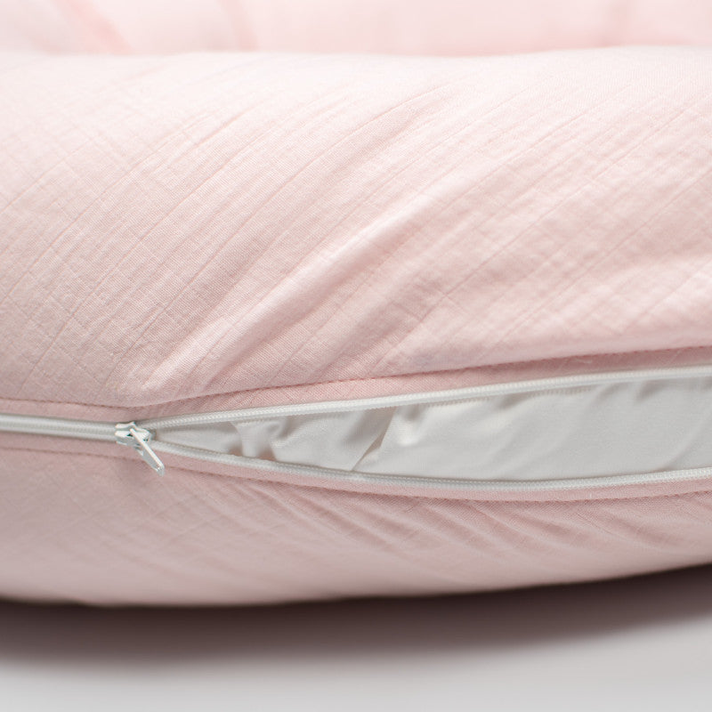 Coussin de maternité et d’allaitement + housse en gaze de coton