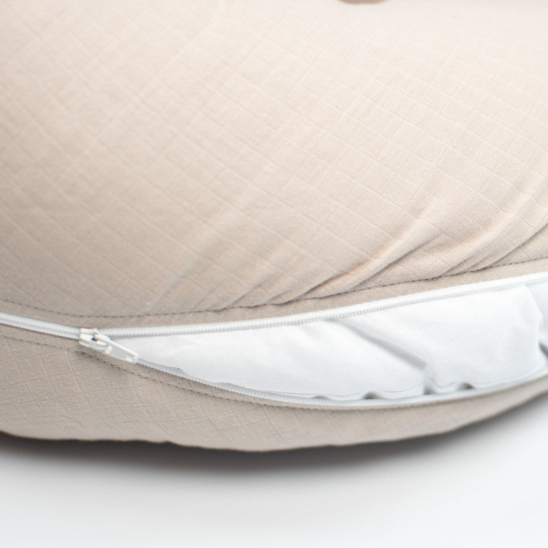 Coussin de maternité et d’allaitement + housse en gaze de coton