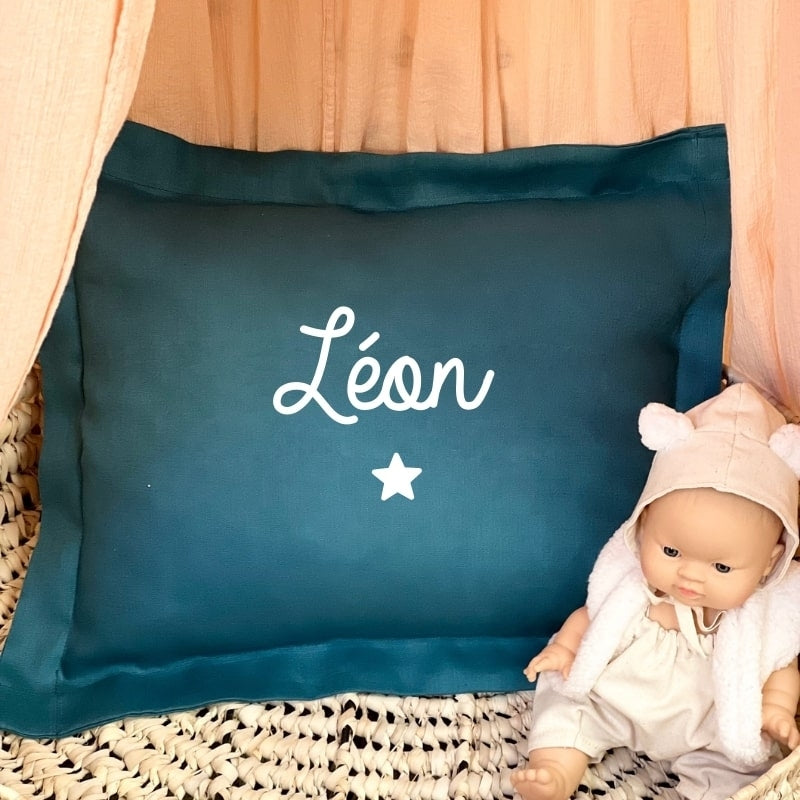 Coussin Personnalisé en Lin naturel