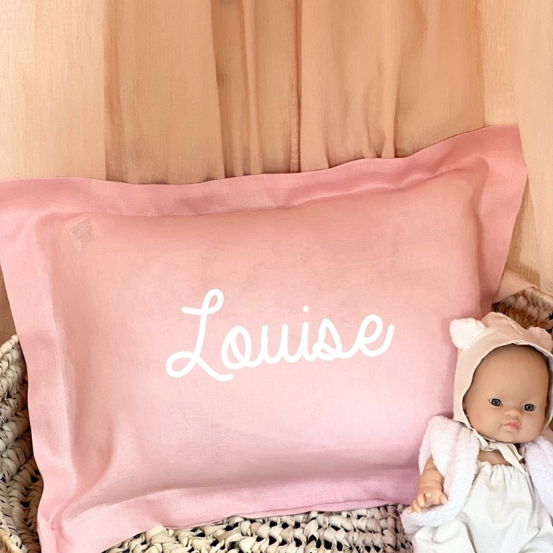 Coussin Personnalisé en Lin naturel