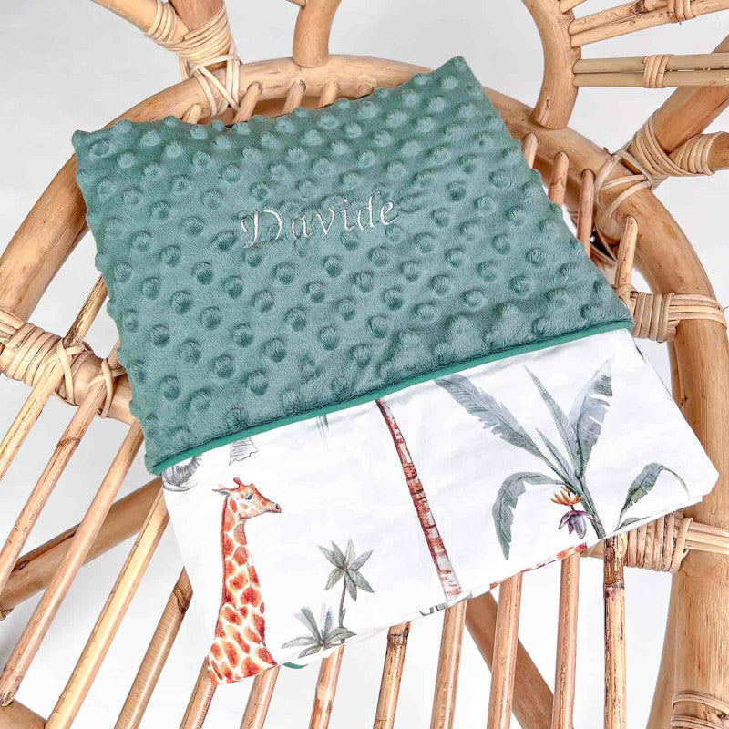 Couverture légère en minky 