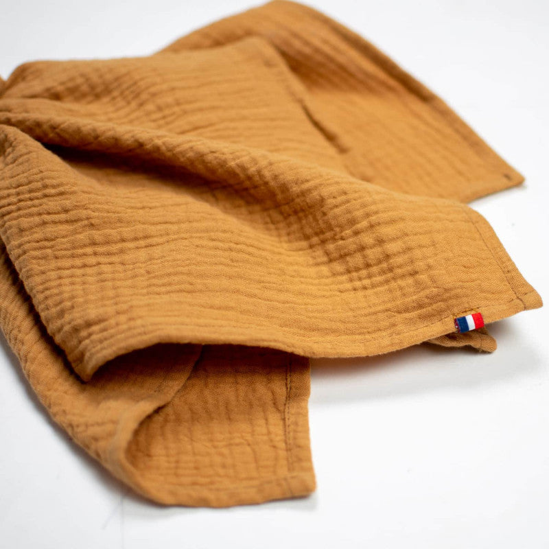 Doudou Conejo personalizable en gasa de algodón, Jeanne