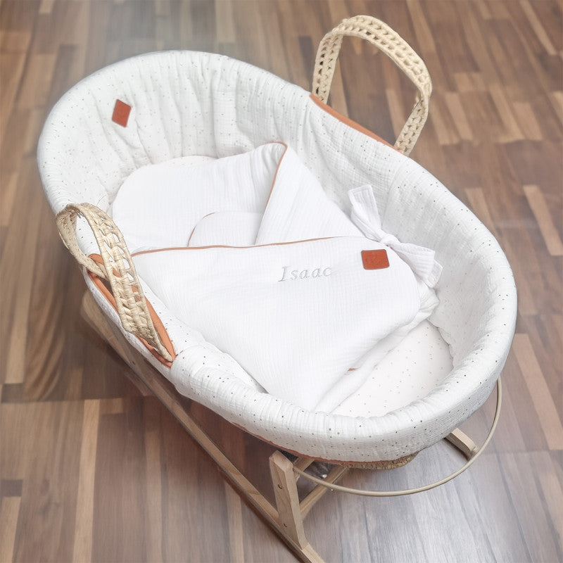 Gigoteuse d'emmaillotage en gaze de coton, Jeanne