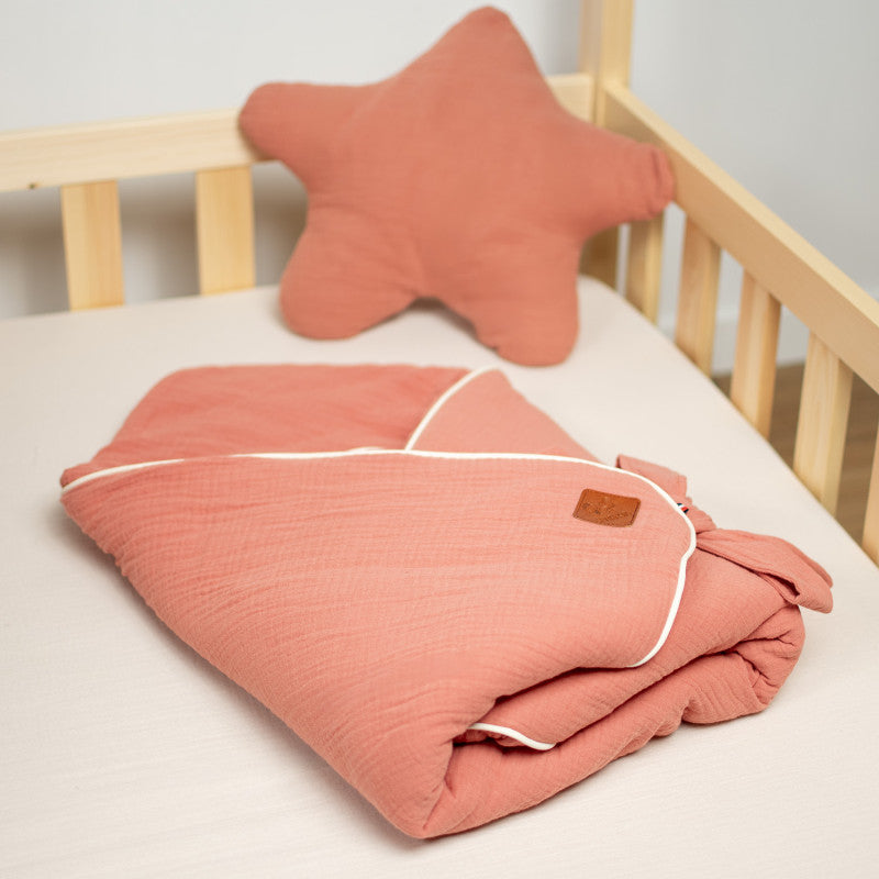 Gigoteuse d'emmaillotage en gaze de coton, Jeanne