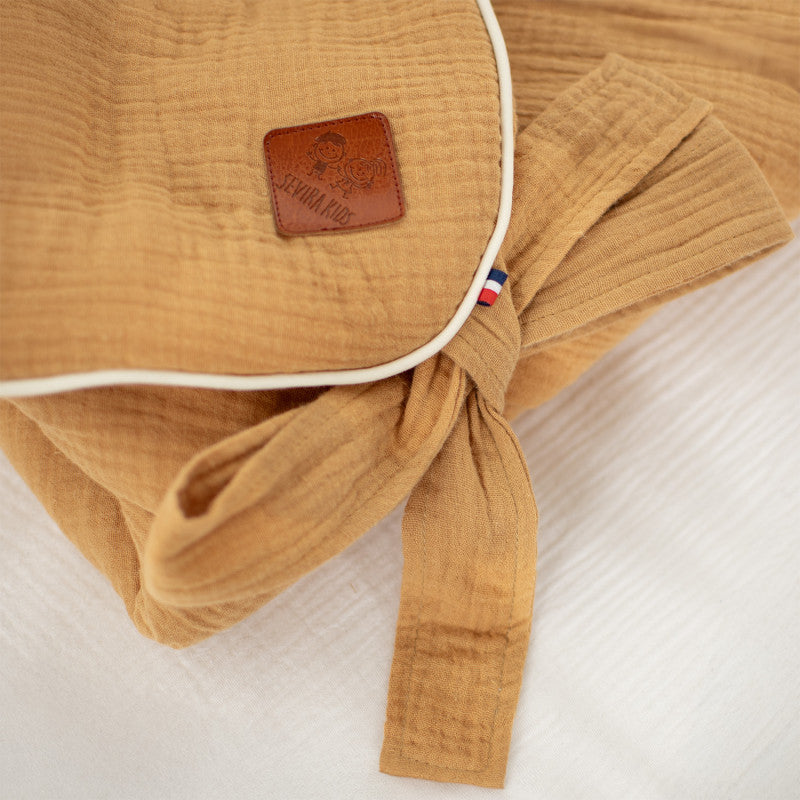 Gigoteuse d'emmaillotage en gaze de coton, Jeanne