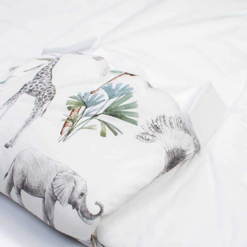 Gigoteuse d’emmaillotage évolutive en coton,Safari