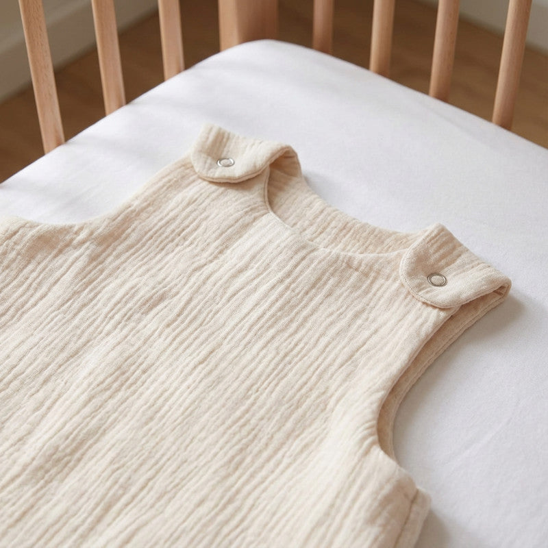 Gigoteuse été TOG 0,5 en gaze de coton, Jeanne