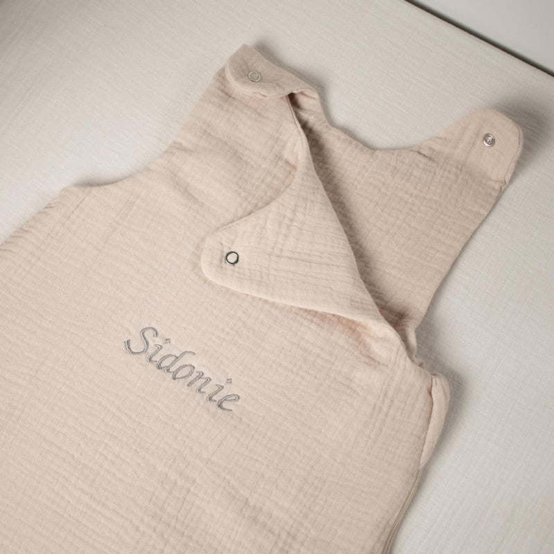 Gigoteuse été TOG 0,5 en gaze de coton, Jeanne