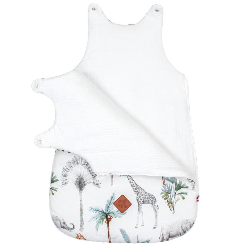 Gigoteuse sans manches TOG 2 satin de coton, Safari