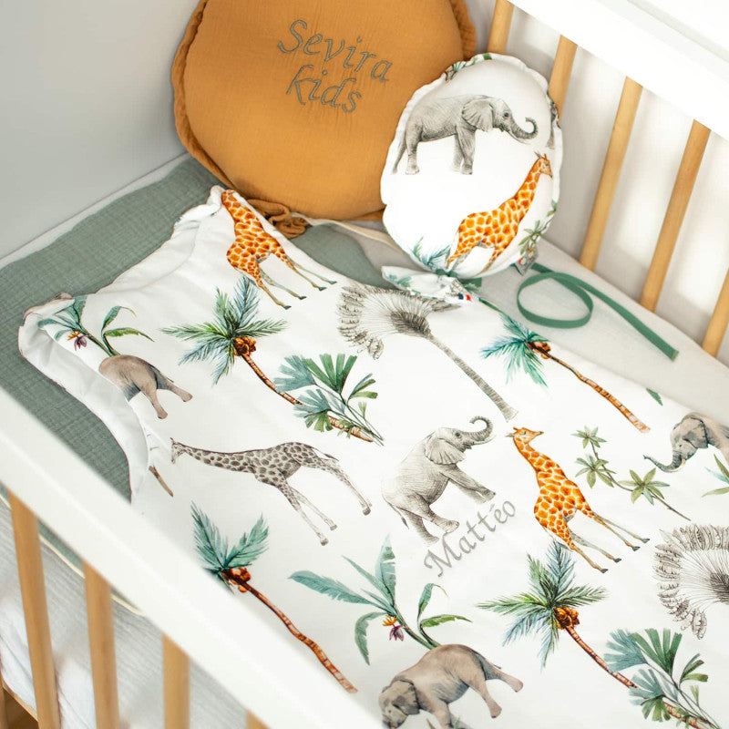 Gigoteuse sans manches TOG 2 satin de coton, Safari