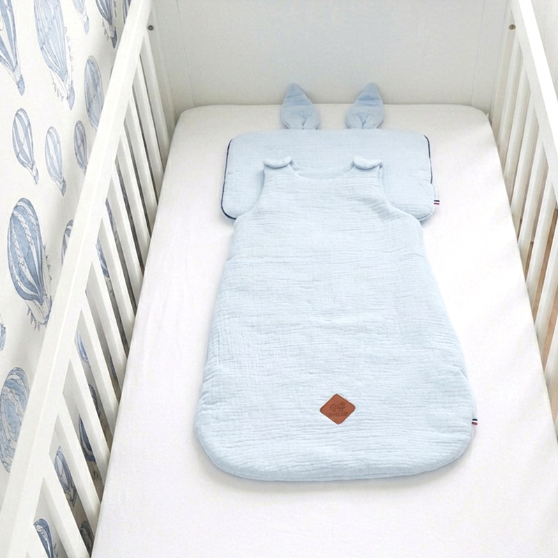 Gigoteuse sans manches en gaze de coton, Jeanne