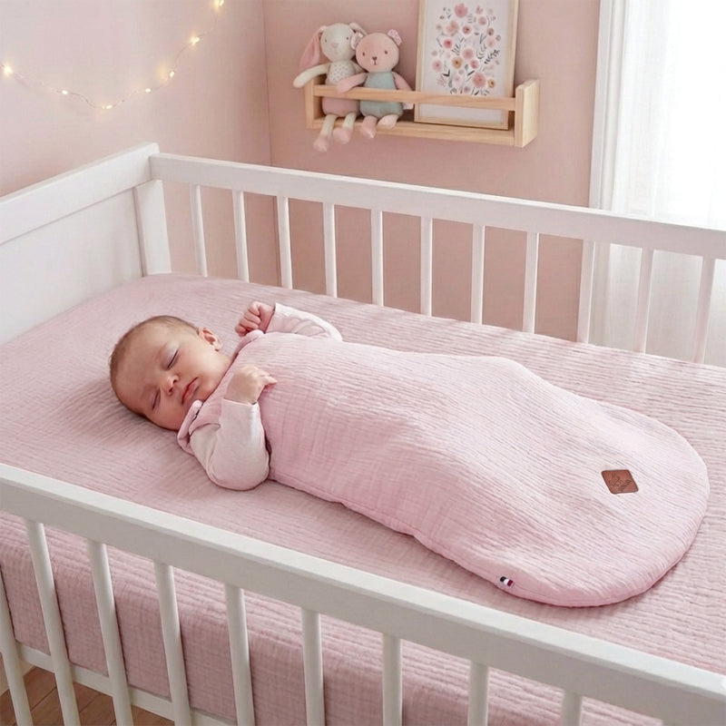 Gigoteuse sans manches en gaze de coton, Jeanne