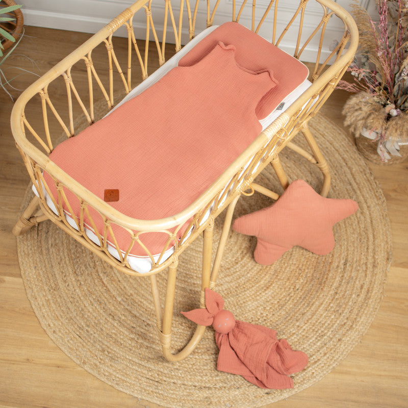 Gigoteuse sans manches en gaze de coton, Jeanne