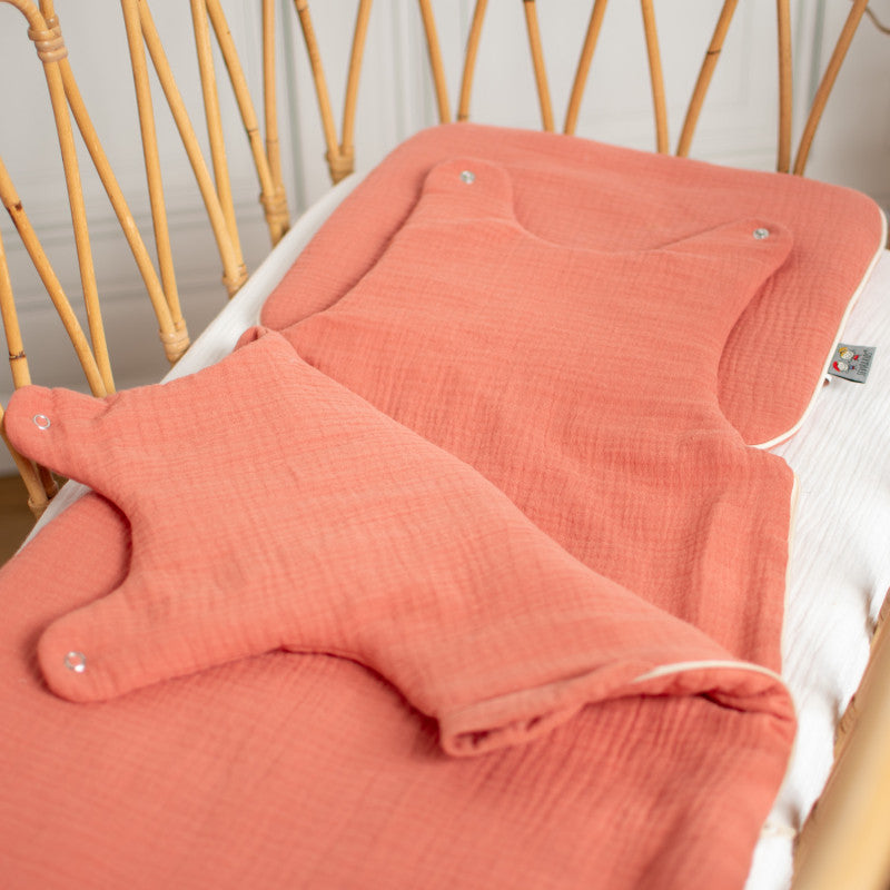 Gigoteuse sans manches en gaze de coton, Jeanne