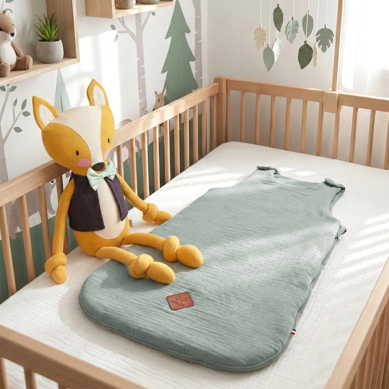 Gigoteuse sans manches en gaze de coton, Jeanne