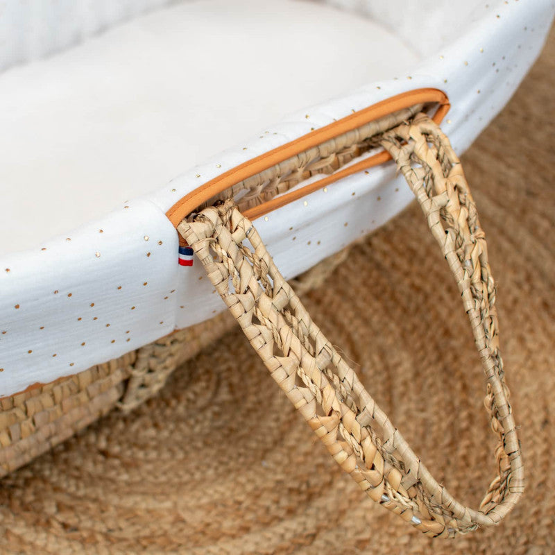 Vestidura de capazo en gasa de algodón, Pois Dorés