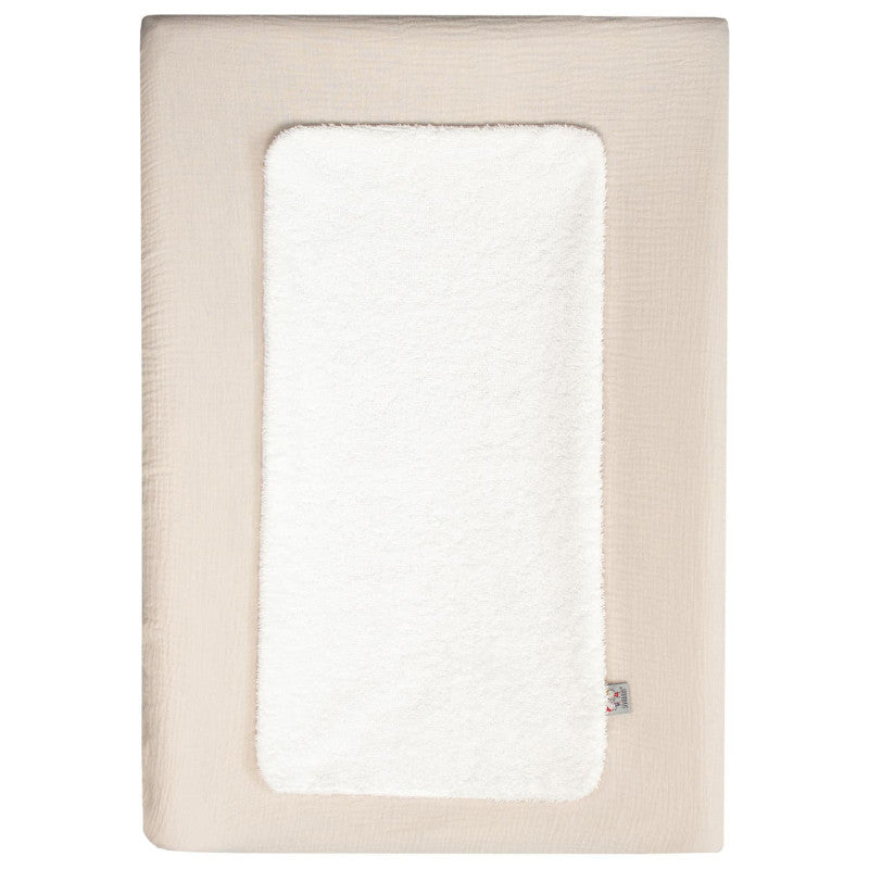 Housse de matelas à langer + éponge bambou, Jeanne