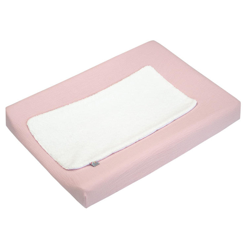 Housse de matelas à langer + éponge bambou, Jeanne