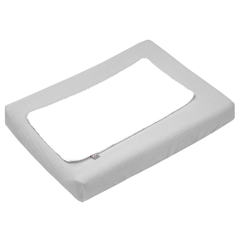 Housse de matelas à langer + éponge bambou, Jeanne