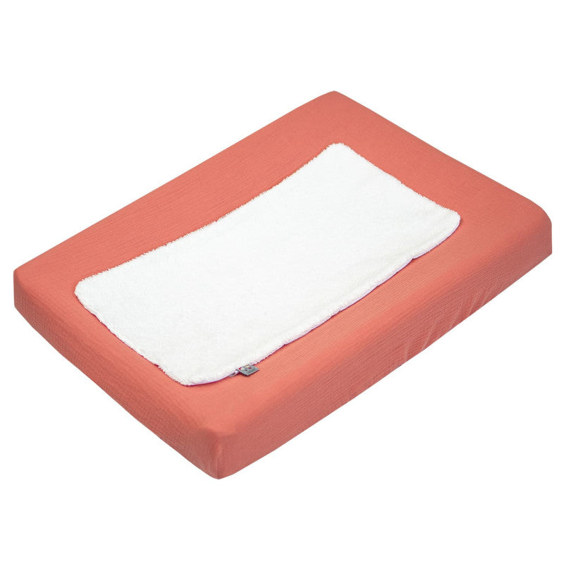 Housse de matelas à langer + éponge bambou, Jeanne