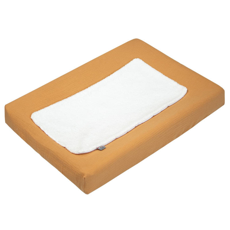 Housse de matelas à langer + éponge bambou, Jeanne