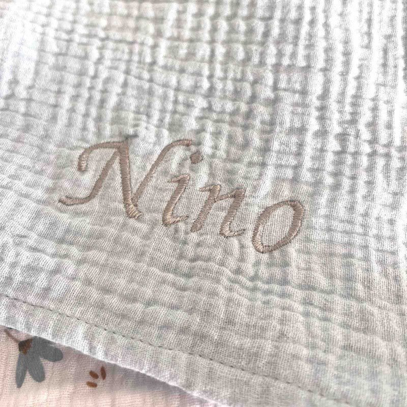 Lange en gaze de coton, Jeanne