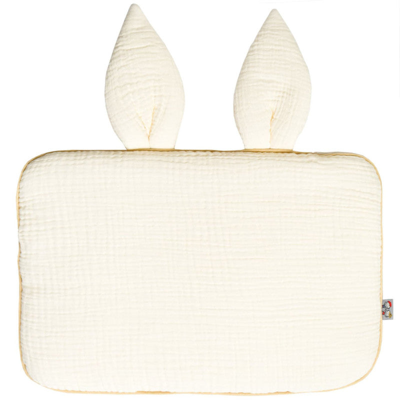 Jeanne flat rabbit pillow in cotton gauze
