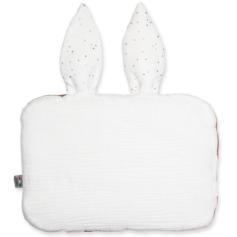 Jeanne flat rabbit pillow in cotton gauze