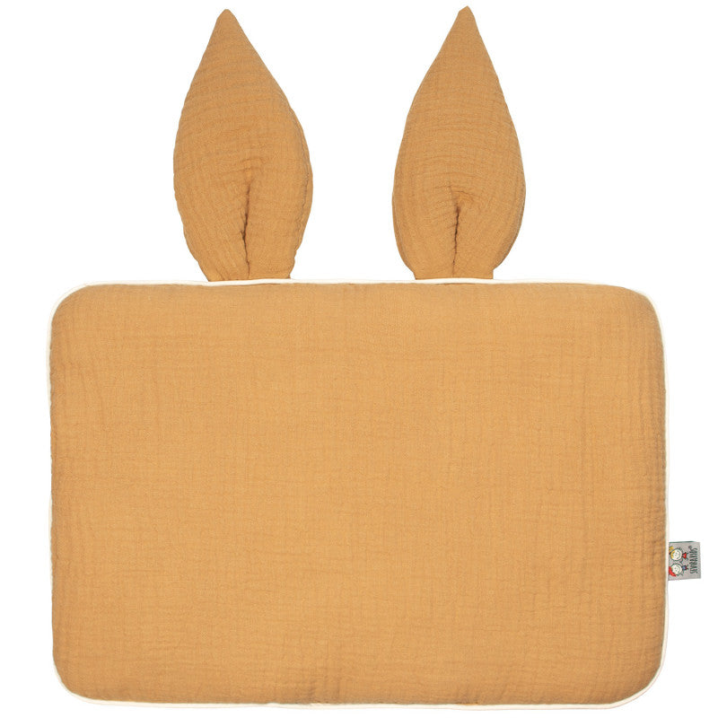 Jeanne flat rabbit pillow in cotton gauze