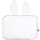 Jeanne flat rabbit pillow in cotton gauze