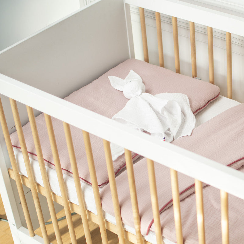 Oreiller plat en gaze de coton, Jeanne