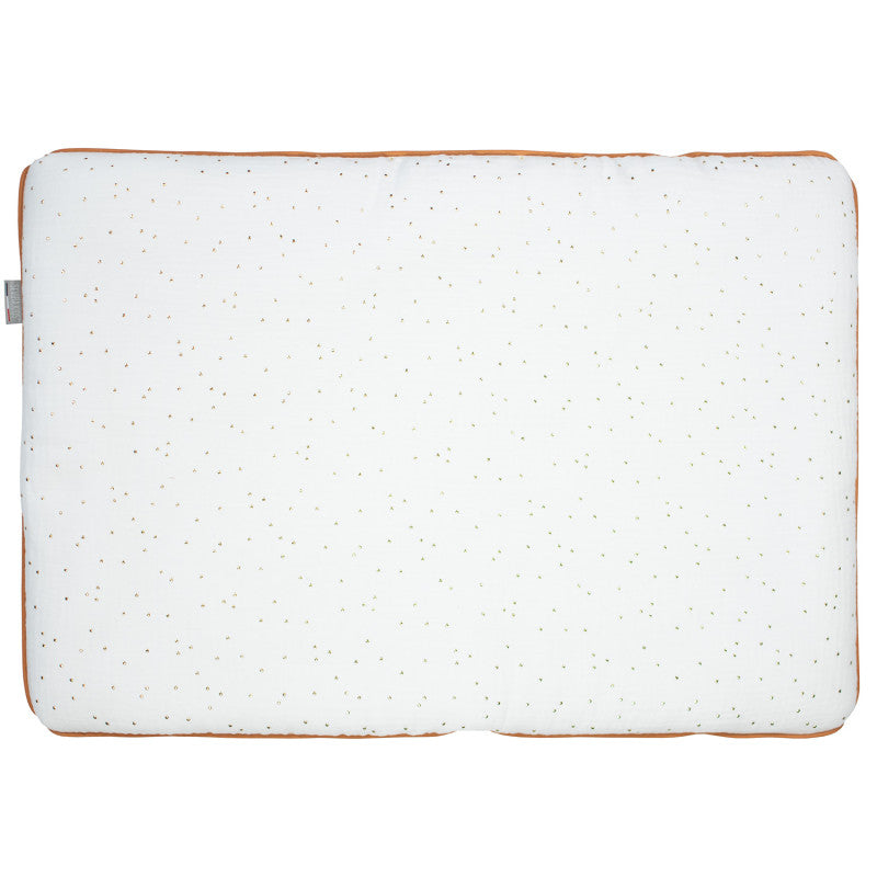 Oreiller plat en gaze de coton, Jeanne