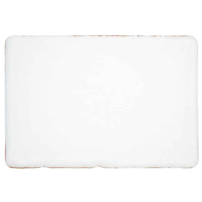 Oreiller plat en gaze de coton, Jeanne