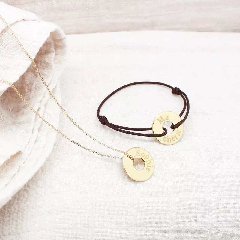 Parure femme - Les chéries - Plaqué or