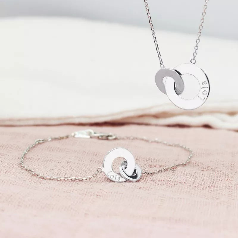 Parure femme - Les enlacés - Argent