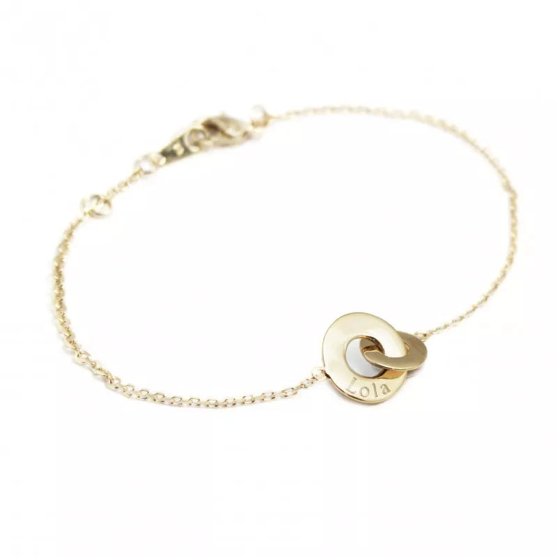 Parure femme - Les enlacés - Plaqué Or