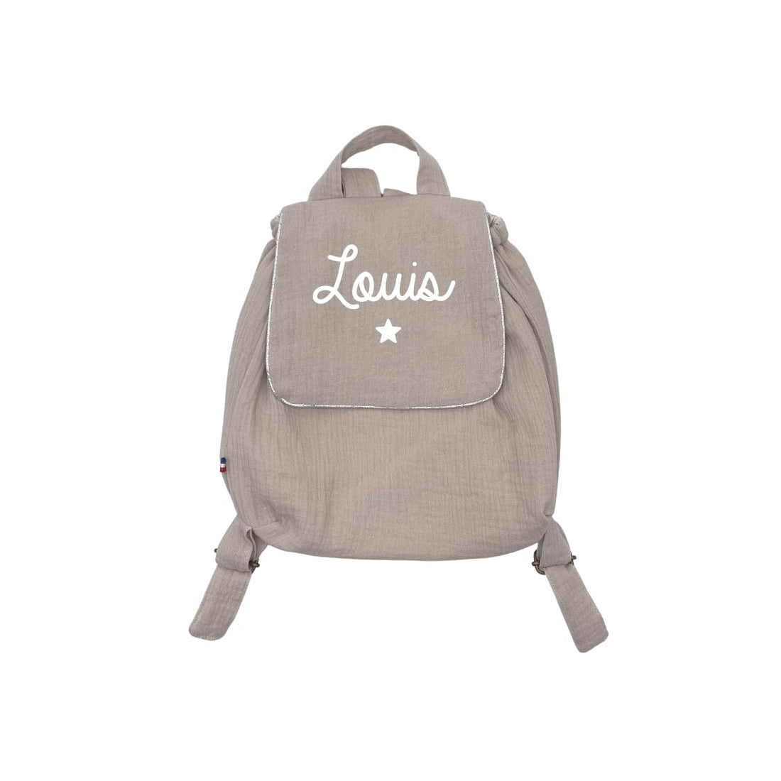 Sac à dos double gaze de coton personnalisable