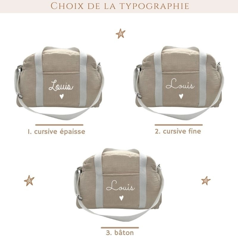 Sac à Langer en Double Gaze de Coton