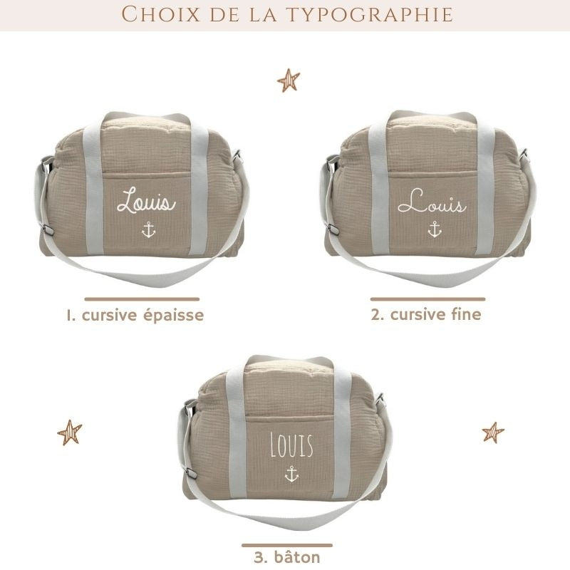 Sac à Langer en Double Gaze de Coton